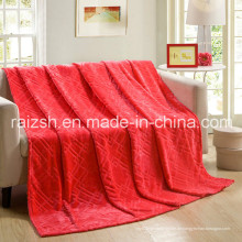 Coral Fleece warme Blanket-Blätter